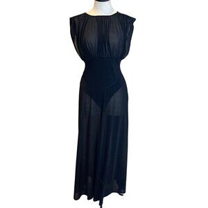 Camila Coelho Womens Dress Size Medium Black Revolve Ophelia Maxi Casual